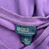 Polo By Ralph Lauren T-Shirt - Large Purple Cotton