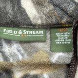 Field & Stream Camo 1/4 Zip - Large Camo Polyester