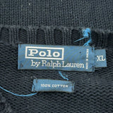 Polo By Ralph Lauren Sweater - XL Navy Cotton