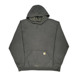 Carhartt Tall Hoodie - 2XL Black Cotton