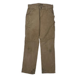Carhartt Carpenter Trousers - 30W 34L Brown Cotton