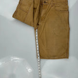 Dickies Carpenter Shorts - 32W 11L Brown Cotton