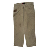 Unbranded Double Knee Carpenter Pants - 36W 32L Khaki Cotton