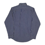 Polo By Ralph Lauren Striped Shirt - Large Blue Cotton