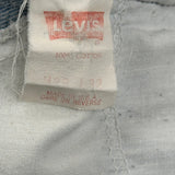 Made In USA Levis Jeans - 35W 30L Light Wash Cotton