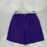 Izod Shorts - 26W US 2 Purple Cotton Blend