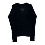 St. Charles Harley-Davidson Harley Davidson Graphic Long Sleeve T-Shirt - Small Black Cotton