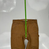 Carhartt Double Knee Carpenter Trousers - 34W 32L Brown Cotton