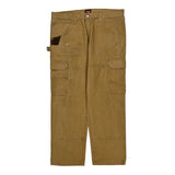 Wrangler Cargo Trousers - 38W 31L Brown Cotton
