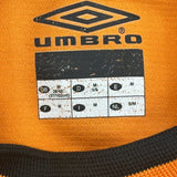 Umbro Goal Keepers Football Shirt - Medium Orange Polyester