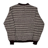 Woolrich Cardigan - Large Burgundy Cotton