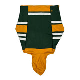 St. Norbert Champion Striped Hoodie - Medium Green Cotton