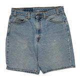 Levis Denim Shorts - 32W 10L Light Wash Cotton