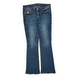 Seven Boot Cut Jeans - 32W UK 10 Blue Cotton
