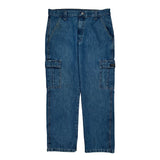 Unbranded Cargo Pants - 34W 29L Blue Cotton