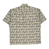 Campia Hawaiian Shirt - Large Cream Cotton