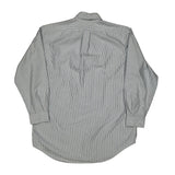 Ralph Lauren Striped Shirt - Large Blue Cotton