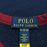 Age 10-12 Polo By Ralph Lauren Spellout Sweatshirt - Medium Blue Cotton