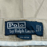 Polo By Ralph Lauren Chino Shorts - 34W 9L Beige Cotton