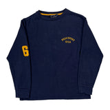 Polo Sport Graphic Long Sleeve T-Shirt - Small Blue Cotton
