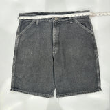 Wrangler Carpenter Shorts - 38W 10L Gray Cotton