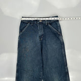 Wrangler Carpenter Jeans - 26W UK 6 Dark Wash Cotton