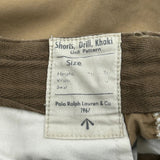 Polo By Ralph Lauren Cargo Shorts - 36W 10L Khaki Cotton