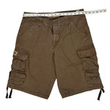 Lee Cargo Shorts - 32W 11L Brown Cotton