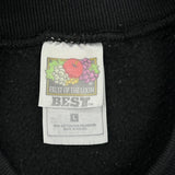 Vintage Green Bay Packers Fruit Of The Loom Nfl Sweatshirt - Large Black Cotton Blend