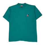 Alaska Fruit Of The Loom Single Stitch T-Shirt - Large Green Cotton