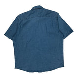 Wrangler Denim Shirt - XL Blue Cotton