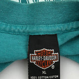 Sturgis, Mi Harley Davidson T-Shirt - XL Green Cotton