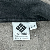 Columbia 1/4 Zip - Large Gray Cotton Blend