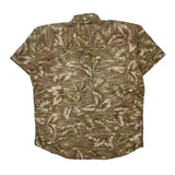 Chaps Ralph Lauren Hawaiian Shirt - Large Brown Cotton