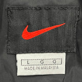 Nike Windbreaker - Large Black Polyester