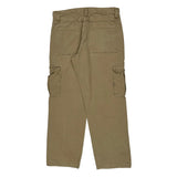 Wrangler Cargo Pants - 32W 30L Khaki Cotton