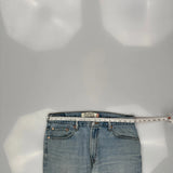 Levis Relaxed Fit Jeans - 36W 28L Light Wash Cotton