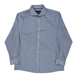 Tommy Hilfiger Slim Fit Shirt - Large Blue Cotton