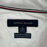 Tommy Hilfiger Short Sleeve Shirt - XL White Cotton