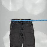 Carhartt Carpenter Trousers - 30W 30L Grey Cotton