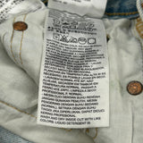 Levis Denim Shorts - 28W UK 8 Light Wash Cotton