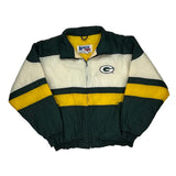 Packers Locker Line Football Windbreaker - 2XL Green Polyester