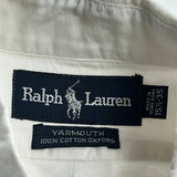 Yarmouth Ralph Lauren Shirt - Medium White Cotton