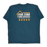 Five Star Home Services Carhartt T-Shirt - XL Blue Cotton