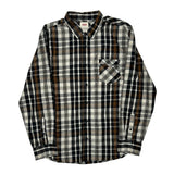 Levis Checked Shirt - XL Brown Cotton