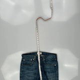 Levis 501 Jeans - 32W 30L Dark Wash Cotton