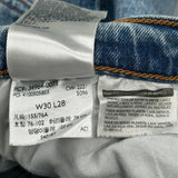 501 Levis Jeans - 30W UK 10 Blue Cotton