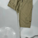 Wrangler Cargo Shorts - 30W UK 10 Khaki Cotton