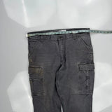 Carhartt Cargo Trousers - 38W 32L Grey Cotton