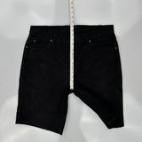 Dickies Denim Shorts - 36W 10L Black Cotton